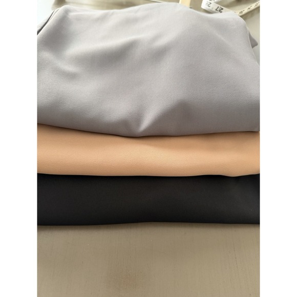 Halara Pants Lot of 3 Women's Medium Black Khaki Gray high waisted Work pants - Picture 11 of 12